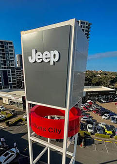 Jeep Dealership Signage
